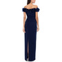 Women's 3D Floral Trim Off-The-Shoulder Gown