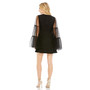 Women's Ieena High Neck Flared Teared Sleeve