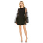 Women's Ieena High Neck Flared Teared Sleeve
