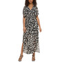 Women's Floral-Print Smocked Maxi Dress