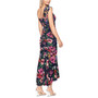Women's Floral-Print Ruched Midi Dress