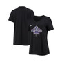 Women's Black 2021 MLB All-Star Game Floral V-Neck T-shirt
