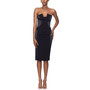 Women's Satin-Trim Strapless Sheath Dress
