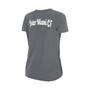 Women's Gray Inter Miami CF Front Twist T-shirt