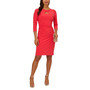 Women's Cutout Draped Jersey Dress