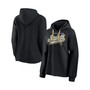 Women's Branded Black New Orleans Saints First Contact Raglan Pullover Hoodie