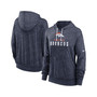 Women's Navy Denver Broncos Gym Vintage-Like Lightweight Hooded Top