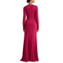 Women's Buckle-Trim Jersey Cutout Gown