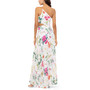 Women's Floral-Print One-Shoulder Gown
