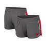Women's Gray Oklahoma Sooners Pull The Switch Running Shorts