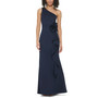 Women's One-Shoulder Cascade-Ruffle Dress