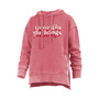 Women's Red Georgia Bulldogs Vintage-Like Falkland Pullover Hoodie