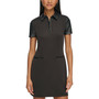 Women's Mixed-Media Polo Dress