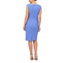 Women's Draped Overlay Crepe  Dress