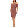 Women's Embellished Off-The-Shoulder Midi Dress