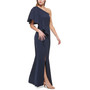 Women's Ruffled One-Shoulder Gown