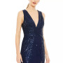 Women's Ieena V-Neck Sequin Wrap Waist Gown