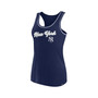 Women's Branded Navy New York Yankees Wordmark Logo Racerback Tank Top