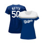 Women's Branded Mookie Betts Royal Los Angeles Dodgers Plus Size Player Split Body T-shirt