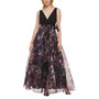 Women's Floral-Skirt Bow-Embellished Ballgown