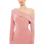 Women's Ieena Drop Shoulder Long Sleeve Column Gown