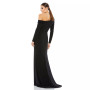 Women's Ieena Drop Shoulder Long Sleeve Column Gown