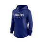 Women's Royal Los Angeles Dodgers Authentic Collection Pregame Performance Pullover Hoodie