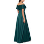 Women's Bow-Neck Off-The-Shoulder Ballgown