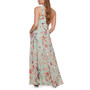 Petite Floral-Print One-Shoulder Maxi Dress
