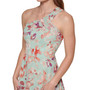 Petite Floral-Print One-Shoulder Maxi Dress