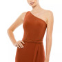 Women's Ieena Jersey One Shoulder Belted Trumpet Gown