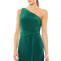 Women's Ieena Jersey One Shoulder Belted Trumpet Gown