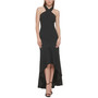 Women's Crisscross Halter High-Low Gown
