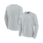Men's and Women's Gray San Diego Padres Super Soft Pullover Crew Sweatshirt