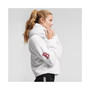 Women's White Boston Red Sox Cozy Pullover Hoodie