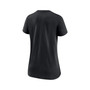 Women's Black New York Jets Slant Logo Tri-Blend V-Neck T-shirt