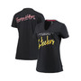 Women's Black Pittsburgh Steelers Riley V-Neck T-Shirt