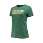 Women's x LeBron James Heathered Green Florida A M Rattlers Basketball Varsity T-shirt