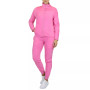 Women's Polar Fleece Sweatshirt Top Jogger Bottom Matching Set, 2 Piece