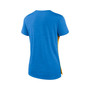 Women's Gold, Powder Blue Los Angeles Chargers Impact Exceed Performance Notch Neck T-shirt