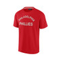 Men's and Women's Red Philadelphia Phillies Super Soft Short Sleeve T-shirt
