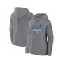 Women's Heather Gray Los Angeles Dodgers Plus Size Pullover Hoodie