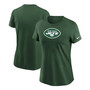 Women's Green New York Jets Logo Essential T-shirt