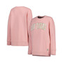 Women's Pink LSU Tigers La Jolla Fleece Pullover Sweatshirt