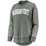 Women's Green Michigan State Spartans Vintage-Like Wash Pullover Sweatshirt