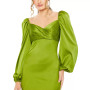 Women's Ieena Sweetheart Neckline Puff Sleeve Gown
