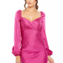 Women's Ieena Sweetheart Neckline Puff Sleeve Gown