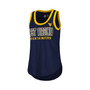 Women's Navy West Virginia Mountaineers Clubhouse Slub Tank Top