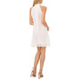 Women's Sleeveless Lace Bow Neck Godet Dress