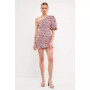 Women's One Shoulder Sequin Mini Dress